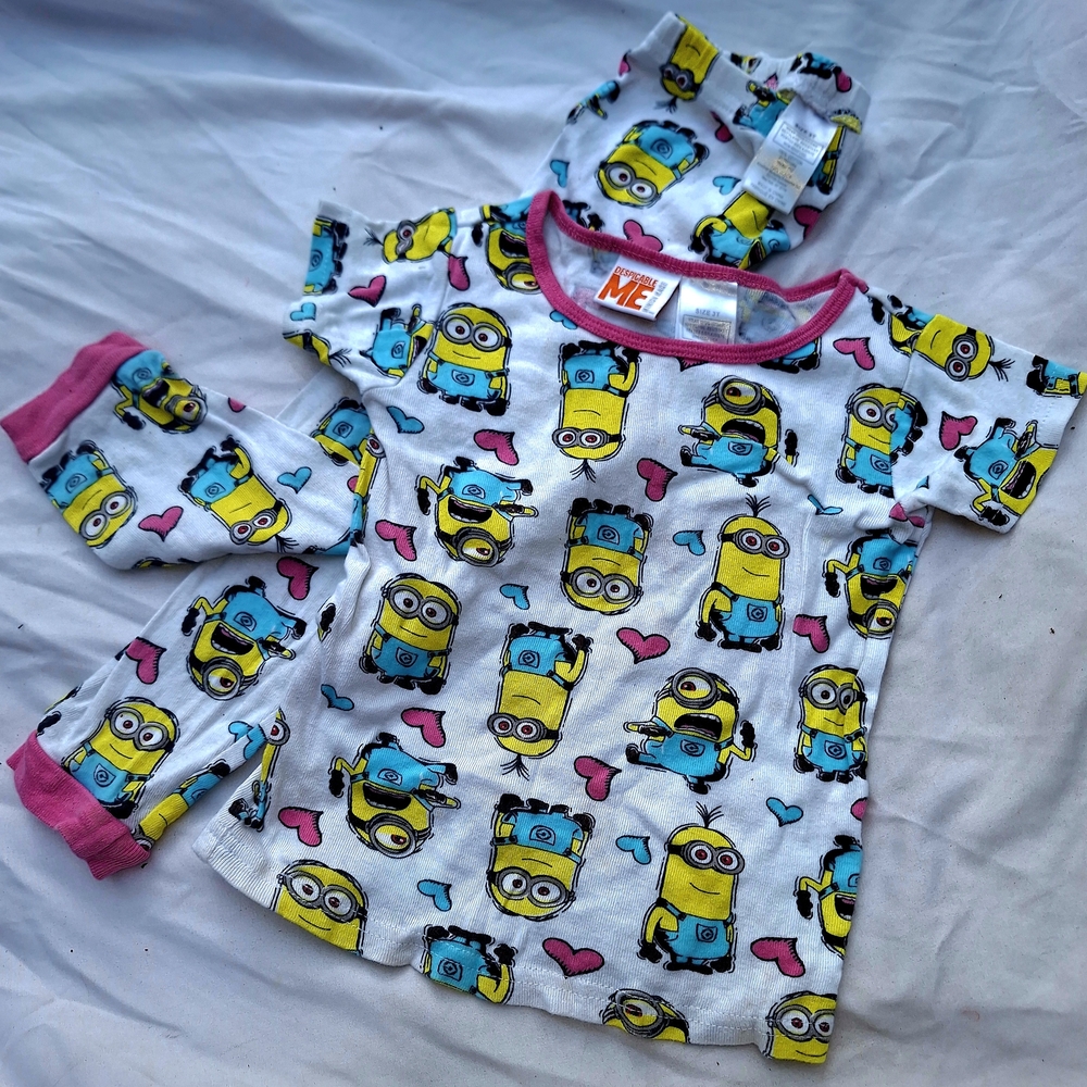 Dispicable Me Yellow and Blue Pajama Set